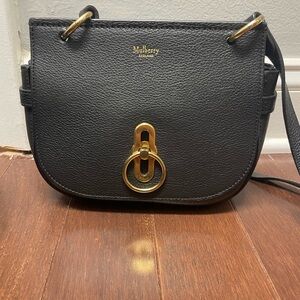 Mulberry Black Leather Crossbody Bag
